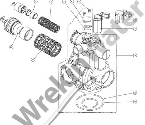 Fleck 28415 - Seals and spacers - UPPER  for 2900 and 2910 Valve
